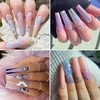 image:image500 Pcs C Curve False Nail Tips Extra Long French Nail Tips Half Cover Straight Square Press Ons Nail Tips 10 SizesXXL Acrylic Fake Nail Tips for Nails ExtensionNail Supplies Salon and DIY