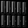 image:image500 Pcs C Curve False Nail Tips Extra Long French Nail Tips Half Cover Straight Square Press Ons Nail Tips 10 SizesXXL Acrylic Fake Nail Tips for Nails ExtensionNail Supplies Salon and DIY
