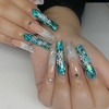 image:image500 Pcs C Curve False Nail Tips Extra Long French Nail Tips Half Cover Straight Square Press Ons Nail Tips 10 SizesXXL Acrylic Fake Nail Tips for Nails ExtensionNail Supplies Salon and DIY