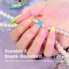 image:imageAlmond Fake Nail Tips500Pcs Medium False Nails Almond Shape Full Cover Clear Acrylic Gel False Press on for Extension Manicure Salon DIY at Home 10 Sizes
