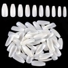 image:imageLong Coffin Fake Nails  500 Pcs Full Cover Natural Ballerina False Nails Acrylic Nail Tips for Nail Extension Manicure Nail Art Supplies