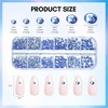 image:imageMakartt 1110 Pcs Rhinestones Set Black Round MultiSize Glass or Crystal for DIY Crafts Nail Art Supplies Accessories Christmas Gift  1110 black round crystals in mixed sizes for nail art makeup crafts and accessory decoration projectsA10 Nail Decoration Blue Rhinestone