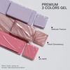 image:imageMakartt ColorPot 5in1 Nail Art Gel 3 Colors Gel Nail Polish No Wipe with Nail Stamp for Stamping Ombre Patting Painting Sculpting amp French Tips with Silicone Head for Manicure Home DIY SalonBlush Fade