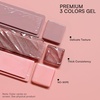 image:imageMakartt ColorPot 5in1 Nail Art Gel 3 Colors Gel Nail Polish No Wipe with Nail Stamp for Stamping Ombre Patting Painting Sculpting amp French Tips with Silicone Head for Manicure Home DIY SalonPetal Veil
