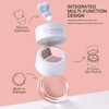 image:imageMakartt ColorPot 5in1 Nail Art Gel 3 Colors Gel Nail Polish No Wipe with Nail Stamp for Stamping Ombre Patting Painting Sculpting amp French Tips with Silicone Head for Manicure Home DIY SalonPetal Veil