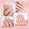 image:imageMakartt ColorPot 5in1 Nail Art Gel 3 Colors Gel Nail Polish No Wipe with Nail Stamp for Stamping Ombre Patting Painting Sculpting amp French Tips with Silicone Head for Manicure Home DIY SalonPetal Veil