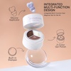 image:imageMakartt ColorPot 5in1 Nail Art Gel 3 Colors Gel Nail Polish No Wipe with Nail Stamp for Stamping Ombre Patting Painting Sculpting amp French Tips with Silicone Head for Manicure Home DIY SalonMocha Latte