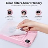 image:imageMakartt Compact Rechargeable Nail Dust Collector  5500RPM Dust Collector Nail Tech ERYNOS Adjustable SpeedQuiet for Polishing Cuticle Manicure SalonampHome Use With 10pcs FiltersampDust Brush WhiteERYNOS Pink