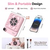 image:imageMakartt Compact Rechargeable Nail Dust Collector  5500RPM Dust Collector Nail Tech ERYNOS Adjustable SpeedQuiet for Polishing Cuticle Manicure SalonampHome Use With 10pcs FiltersampDust Brush WhiteERYNOS Pink