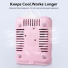 image:imageMakartt Compact Rechargeable Nail Dust Collector  5500RPM Dust Collector Nail Tech ERYNOS Adjustable SpeedQuiet for Polishing Cuticle Manicure SalonampHome Use With 10pcs FiltersampDust Brush WhiteERYNOS Pink