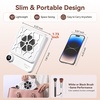 image:imageMakartt Compact Rechargeable Nail Dust Collector  5500RPM Dust Collector Nail Tech ERYNOS Adjustable SpeedQuiet for Polishing Cuticle Manicure SalonampHome Use With 10pcs FiltersampDust Brush WhiteERYNOS White