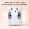 image:imageMakartt Compact Rechargeable Nail Dust Collector  5500RPM Dust Collector Nail Tech ERYNOS Adjustable SpeedQuiet for Polishing Cuticle Manicure SalonampHome Use With 10pcs FiltersampDust Brush WhiteERYNOS White