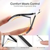 image:imageMakartt Cuticle Trimmer with Cuticle Pusher  Stainless Steel Cuticles Nipper with Dual Spring Ergonomic Handle 7mm Blade amp DualEnded Pusher for Nail Care amp Gel Removal PinkBlack