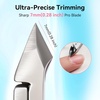 image:imageMakartt Cuticle Trimmer with Cuticle Pusher  Stainless Steel Cuticles Nipper with Dual Spring Ergonomic Handle 7mm Blade amp DualEnded Pusher for Nail Care amp Gel Removal PinkPink