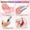image:imageMakartt Cuticle Trimmer with Cuticle Pusher  Stainless Steel Cuticles Nipper with Dual Spring Ergonomic Handle 7mm Blade amp DualEnded Pusher for Nail Care amp Gel Removal PinkPink Cuticle Pusher
