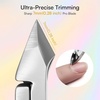 image:imageMakartt Cuticle Trimmer with Cuticle Pusher  Stainless Steel Cuticles Nipper with Dual Spring Ergonomic Handle 7mm Blade amp DualEnded Pusher for Nail Care amp Gel Removal PinkBlack