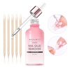 image:imageMakartt Jojoba Oil Press On Nail Glue Remover 30ML2 AcetoneFree Hemafree Debonder Large Capacity for Frequent Presson UsersGentle amp Fast Remove for Press On Nail GluesSolid GlueSemiSolidGlue30ML Nail Glue Remover with DropperPack of 1