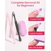 image:imageMakartt Jojoba Oil Press On Nail Glue Remover 30ML2 AcetoneFree Hemafree Debonder Large Capacity for Frequent Presson UsersGentle amp Fast Remove for Press On Nail GluesSolid GlueSemiSolidGlue15ML Nail Glue Remover with 10ML Nail Glue
