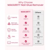 image:imageMakartt Jojoba Oil Press On Nail Glue Remover 30ML2 AcetoneFree Hemafree Debonder Large Capacity for Frequent Presson UsersGentle amp Fast Remove for Press On Nail GluesSolid GlueSemiSolidGlue30ML Nail Glue RemoverPack of 2