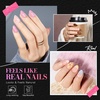 image:imageMakartt Medium Sharp Almond Nail Tips Hybrid Almondetto Shape 15 Sizes Clear Full Cover Fake Nails Extension 240PCS Half Matte Soft Gel Tips for DIY Nail Lovers Presson Creators Salon Supplies240 PCSExtra Short Almond