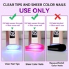 image:imageMakartt Medium Sharp Almond Nail Tips Hybrid Almondetto Shape 15 Sizes Clear Full Cover Fake Nails Extension 240PCS Half Matte Soft Gel Tips for DIY Nail Lovers Presson Creators Salon Supplies15 ML Solid Nail Glue