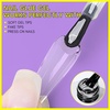 image:imageMakartt Medium Sharp Almond Nail Tips Hybrid Almondetto Shape 15 Sizes Clear Full Cover Fake Nails Extension 240PCS Half Matte Soft Gel Tips for DIY Nail Lovers Presson Creators Salon Supplies2 PCS UV Nail Glue