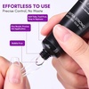 image:imageMakartt Medium Sharp Almond Nail Tips Hybrid Almondetto Shape 15 Sizes Clear Full Cover Fake Nails Extension 240PCS Half Matte Soft Gel Tips for DIY Nail Lovers Presson Creators Salon Supplies15 ML Solid Nail Glue