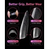 image:imageMakartt Medium Sharp Almond Nail Tips Hybrid Almondetto Shape 15 Sizes Clear Full Cover Fake Nails Extension 240PCS Half Matte Soft Gel Tips for DIY Nail Lovers Presson Creators Salon Supplies240 PCSLong Almond