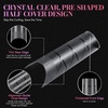 image:imageMakartt Medium Sharp Almond Nail Tips Hybrid Almondetto Shape 15 Sizes Clear Full Cover Fake Nails Extension 240PCS Half Matte Soft Gel Tips for DIY Nail Lovers Presson Creators Salon Supplies240 PCSXL Tapered Square