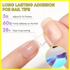 image:imageMakartt Medium Sharp Almond Nail Tips Hybrid Almondetto Shape 15 Sizes Clear Full Cover Fake Nails Extension 240PCS Half Matte Soft Gel Tips for DIY Nail Lovers Presson Creators Salon Supplies2 PCS UV Nail Glue
