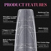 image:imageMakartt Medium Sharp Almond Nail Tips Hybrid Almondetto Shape 15 Sizes Clear Full Cover Fake Nails Extension 240PCS Half Matte Soft Gel Tips for DIY Nail Lovers Presson Creators Salon Supplies240 PCSXXL Coffin