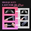 image:imageMakartt Medium Sharp Almond Nail Tips Hybrid Almondetto Shape 15 Sizes Clear Full Cover Fake Nails Extension 240PCS Half Matte Soft Gel Tips for DIY Nail Lovers Presson Creators Salon Supplies240 PCSXXL Coffin
