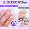 image:imageMakartt Medium Sharp Almond Nail Tips Hybrid Almondetto Shape 15 Sizes Clear Full Cover Fake Nails Extension 240PCS Half Matte Soft Gel Tips for DIY Nail Lovers Presson Creators Salon SuppliesSolid Nail Glue  Remover