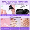 image:imageMakartt Medium Sharp Almond Nail Tips Hybrid Almondetto Shape 15 Sizes Clear Full Cover Fake Nails Extension 240PCS Half Matte Soft Gel Tips for DIY Nail Lovers Presson Creators Salon SuppliesSolid Nail Glue  Remover