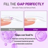 image:imageMakartt Medium Sharp Almond Nail Tips Hybrid Almondetto Shape 15 Sizes Clear Full Cover Fake Nails Extension 240PCS Half Matte Soft Gel Tips for DIY Nail Lovers Presson Creators Salon Supplies15 ML Solid Nail Glue