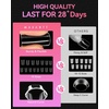image:imageMakartt Medium Sharp Almond Nail Tips Hybrid Almondetto Shape 15 Sizes Clear Full Cover Fake Nails Extension 240PCS Half Matte Soft Gel Tips for DIY Nail Lovers Presson Creators Salon Supplies240 PCSDuck Nail Tips