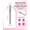 image:imageMakartt Nail Drill Bits Sanding Bands  100 Pcs 180240 Grit File Set with 31mm Mini Mandrel for Acrylic Gel Manicure and Pedicure Pink180240 Grit