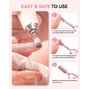 image:imageMakartt Nail Drill Bits Sanding Bands  100 Pcs 180240 Grit File Set with 31mm Mini Mandrel for Acrylic Gel Manicure and Pedicure Pink240 Grit