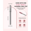 image:imageMakartt Nail Drill Bits Sanding Bands  100 Pcs 180240 Grit File Set with 31mm Mini Mandrel for Acrylic Gel Manicure and Pedicure Pink240 Grit