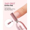 image:imageMakartt Nail Drill Bits Sanding Bands  100 Pcs 180240 Grit File Set with 31mm Mini Mandrel for Acrylic Gel Manicure and Pedicure Pink240 Grit