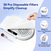 image:imageMakartt Nail Dust Collector  4000RPM Professional Dust Collector Nail Tech Dual Turbo Fan Brushless 360 Suction Acrylic Nail Polishing Manicure For Nail Salon amp Home 30Pcs Filter Paperamp BrushWhite