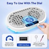 image:imageMakartt Nail Dust Collector  4000RPM Professional Dust Collector Nail Tech Dual Turbo Fan Brushless 360 Suction Acrylic Nail Polishing Manicure For Nail Salon amp Home 30Pcs Filter Paperamp BrushWhite