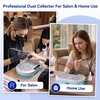 image:imageMakartt Nail Dust Collector  4000RPM Professional Dust Collector Nail Tech Dual Turbo Fan Brushless 360 Suction Acrylic Nail Polishing Manicure For Nail Salon amp Home 30Pcs Filter Paperamp BrushWhite
