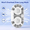 image:imageMakartt Nail Dust Collector  4000RPM Professional Dust Collector Nail Tech Dual Turbo Fan Brushless 360 Suction Acrylic Nail Polishing Manicure For Nail Salon amp Home 30Pcs Filter Paperamp BrushWhite