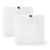 image:imageMakartt Nail Dust Collector Filter  Replacement Filter Reusable Dust Filter For Larina Nail Dust Collector Vacuum Fan Dust Nail Tool Attach 99 of Nail Dust Easy to Clean 2 Pack WhiteWhite