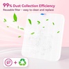 image:imageMakartt Nail Dust Collector Filter  Replacement Filter Reusable Dust Filter For Larina Nail Dust Collector Vacuum Fan Dust Nail Tool Attach 99 of Nail Dust Easy to Clean 2 Pack WhiteWhite