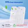 image:imageMakartt Nail Dust Collector Filter  Replacement Filter Reusable Dust Filter For Larina Nail Dust Collector Vacuum Fan Dust Nail Tool Attach 99 of Nail Dust Easy to Clean 2 Pack WhiteLarina Nail Dust Collector