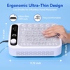 image:imageMakartt Nail Dust Collector Filter  Replacement Filter Reusable Dust Filter For Larina Nail Dust Collector Vacuum Fan Dust Nail Tool Attach 99 of Nail Dust Easy to Clean 2 Pack WhiteLarina Nail Dust Collector