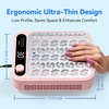 image:imageMakartt Nail Dust Collector Filter  Replacement Filter Reusable Dust Filter For Larina Nail Dust Collector Vacuum Fan Dust Nail Tool Attach 99 of Nail Dust Easy to Clean 2 Pack WhiteLarina Nail Dust Collector Pink