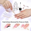 image:imageMakartt Nail Glue Remover for Press on Nails  30ML Hemafree Glueoff Easy Removal Versatile Debonder for Glue on Tips Regular Polish Quick Glues and SemiCured Sticker DIY Manicure Supply105 Fl Oz Pack of 1